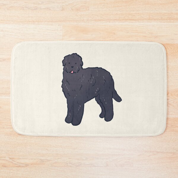 Item preview, black russian terrier dog illustration  designed and sold by Mayarart.