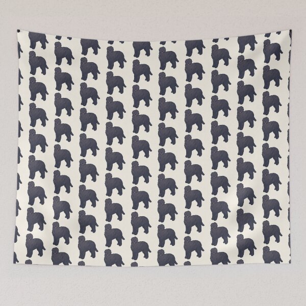 Item preview, black russian terrier dog illustration  designed and sold by Mayarart.