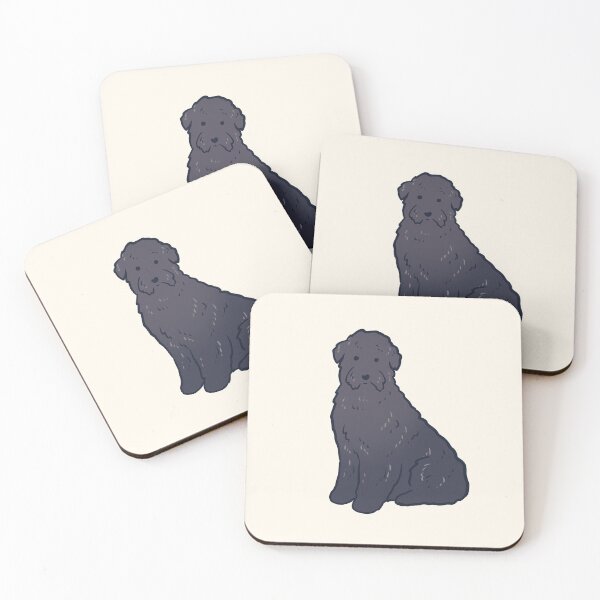 Item preview, black russian terrier dog illustration  designed and sold by Mayarart.