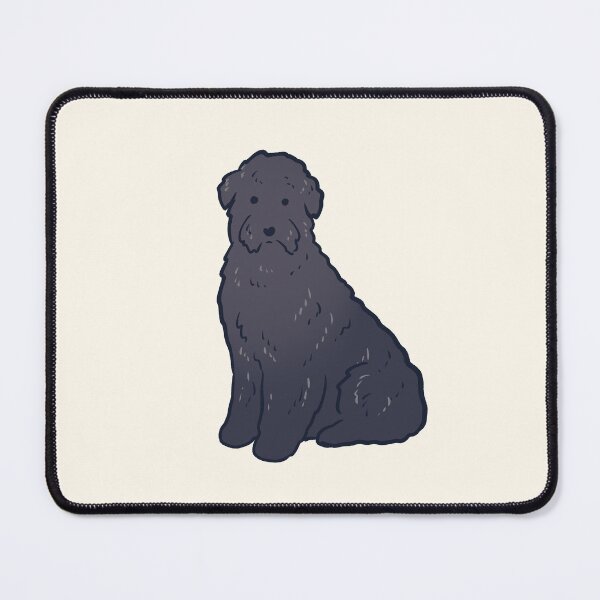 Item preview, black russian terrier dog illustration designed and sold by Mayarart.
