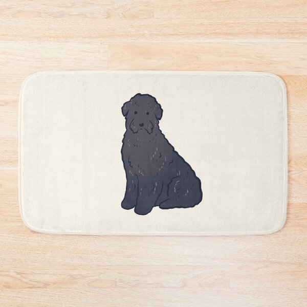 Item preview, black russian terrier dog illustration  designed and sold by Mayarart.