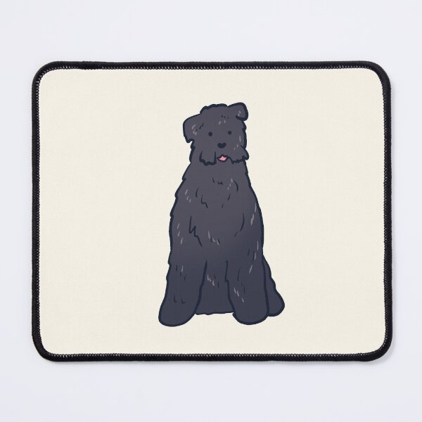 Item preview, black russian terrier dog illustration designed and sold by Mayarart.