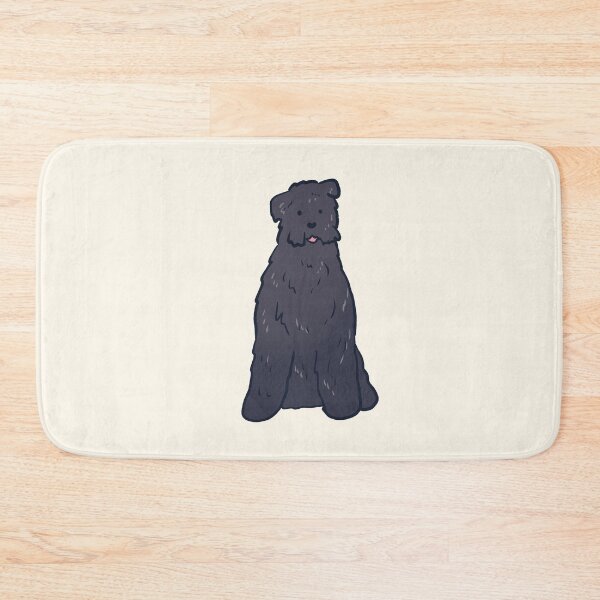 Item preview, black russian terrier dog illustration  designed and sold by Mayarart.