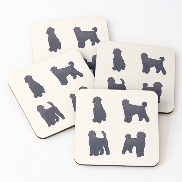 Item preview, Cute black russian terrier dog pack  designed and sold by Mayarart.