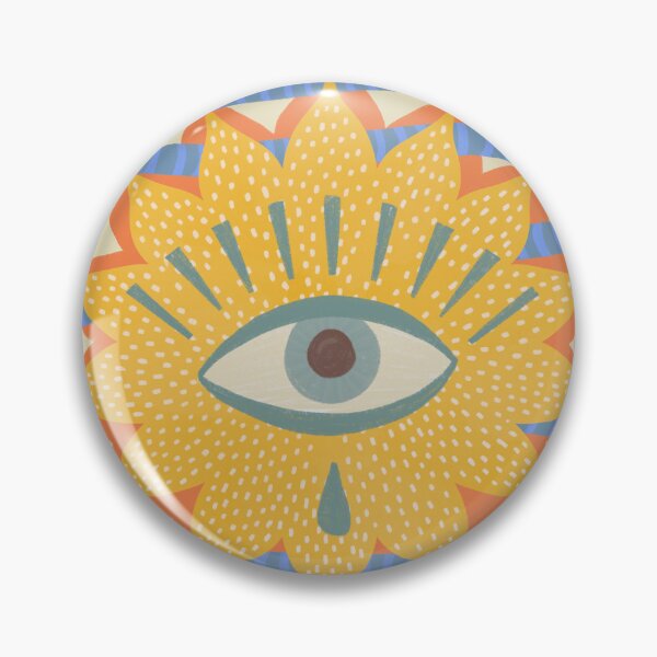 Item preview, retro hippie boho third eye - mystical print  designed and sold by MartaOlgaKlara.