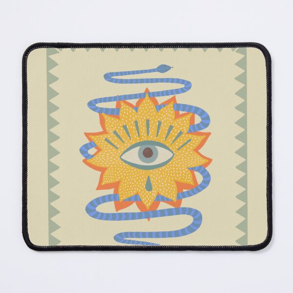 Item preview, retro hippie boho third eye - mystical print designed and sold by MartaOlgaKlara.