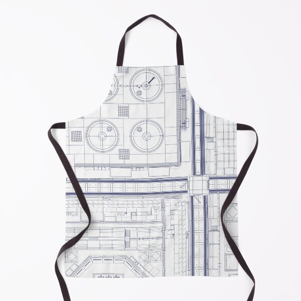 Item preview, Blueprint Schematic Industrial Layout, blue ink designed and sold by NoaaDesign.