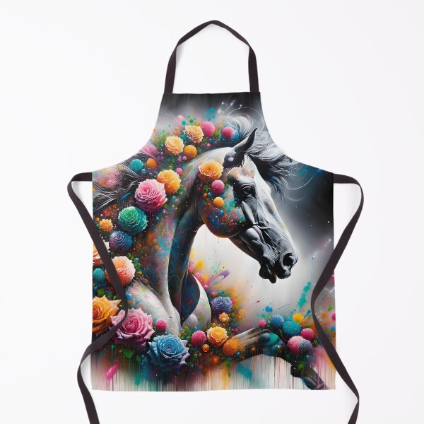 Artikelvorschau, Ein Pferd mit Blumen entworfen und verkauft von Pferde-Fanshop.