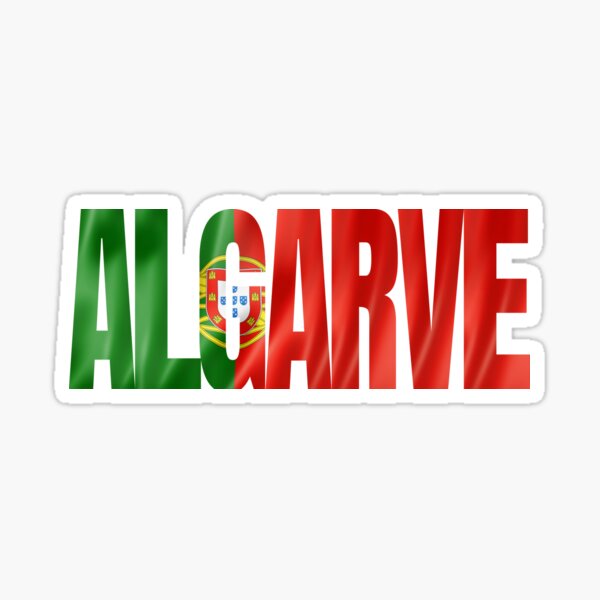Artikel-Vorschau von Algarve Pride: Typografie der portugiesischen Flagge, designt und verkauft von Liz Pimenta.