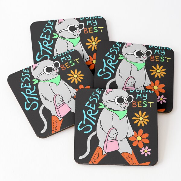 Item preview, Stressed But Doing My Best Cat designed and sold by Senadhmic.