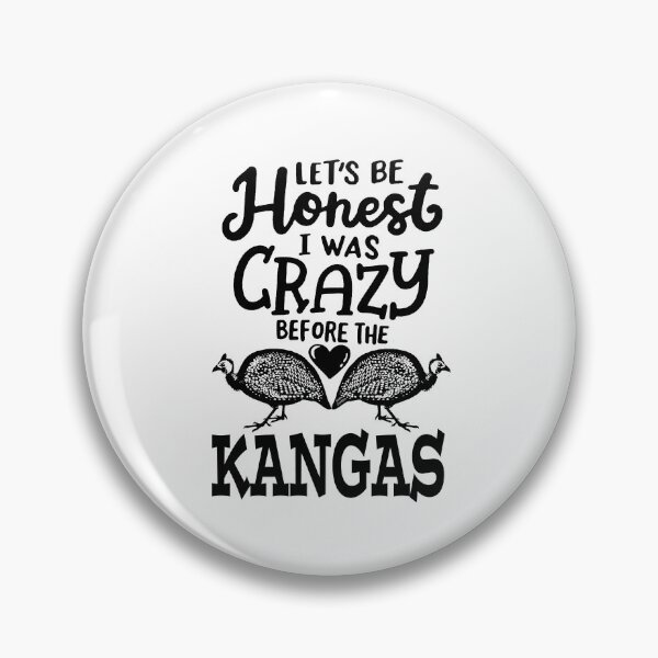 Item preview, Crazy for Kangas; Guinea Fowl;   designed and sold by StickerApe.