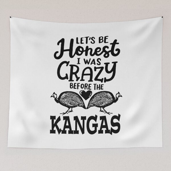 Item preview, Crazy for Kangas; Guinea Fowl;   designed and sold by StickerApe.