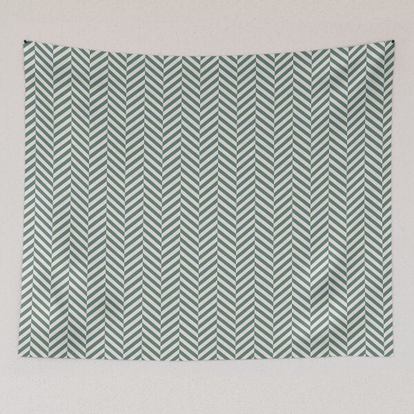 Item preview, Green and beige herringbone pattern designed and sold by LinDraws.