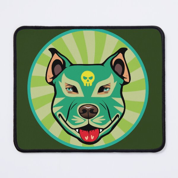 Item preview, green fighting pitbull designed and sold by ArtisticVsion.
