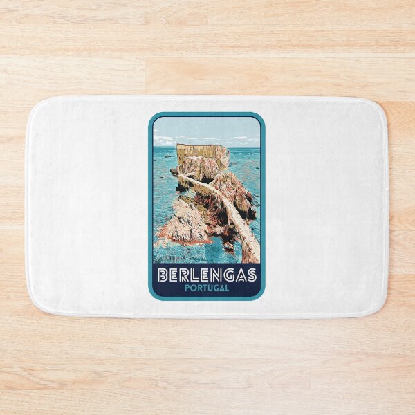 Item preview, Berlengas Islands View, Portugal Illustration designed and sold by Lemomo-artworks.