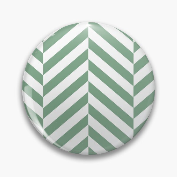 Item preview, Green and white herringbone pattern designed and sold by LinDraws.