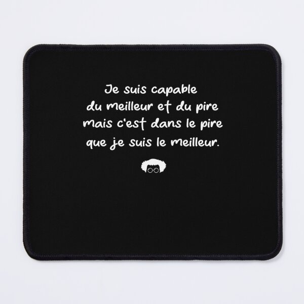 Item preview, I Am Capable Of The Best And The Worst. Coluche designed and sold by PIXELEVOLUTION.