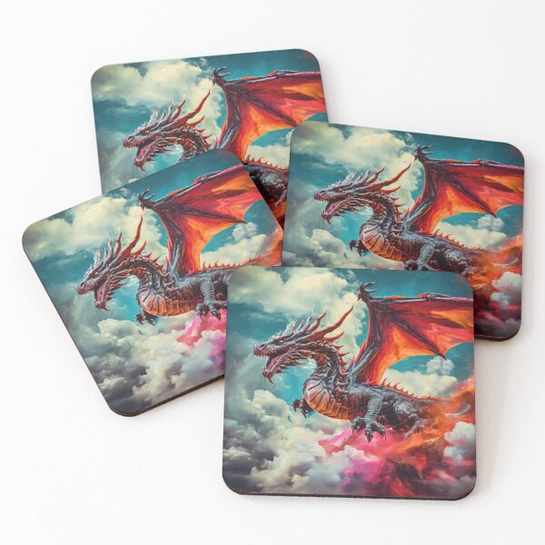 Item preview, Celestial Soar: Dragon in a Spectrum Sky designed and sold by MysticFable.