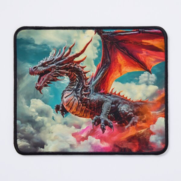 Item preview, Celestial Soar: Dragon in a Spectrum Sky designed and sold by MysticFable.