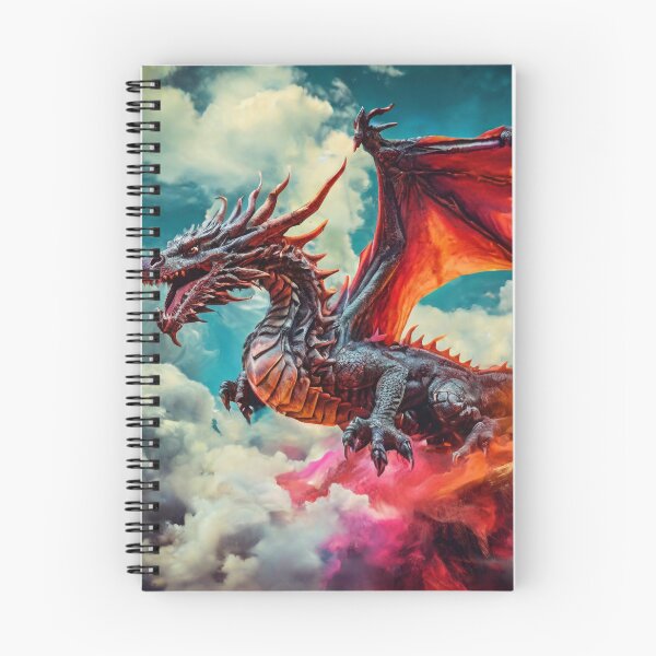 Item preview, Celestial Soar: Dragon in a Spectrum Sky designed and sold by MysticFable.