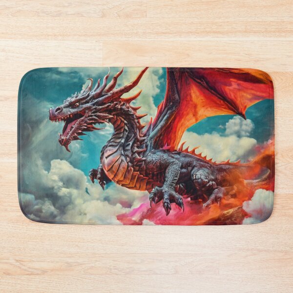 Item preview, Celestial Soar: Dragon in a Spectrum Sky designed and sold by MysticFable.