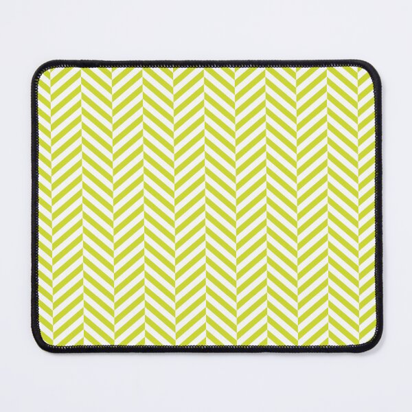 Item preview, Pear Green and white herringbone pattern designed and sold by LinDraws.