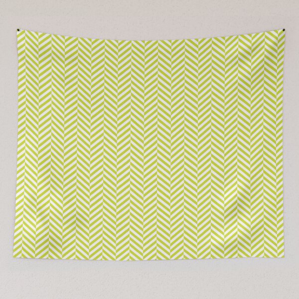 Item preview, Pear Green and white herringbone pattern designed and sold by LinDraws.