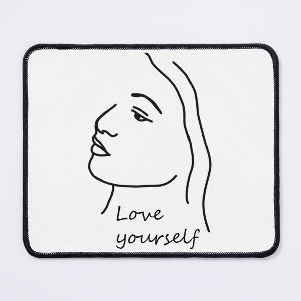 Item preview, Lineart – Portait, love yourself designed and sold by VanessaKeen.