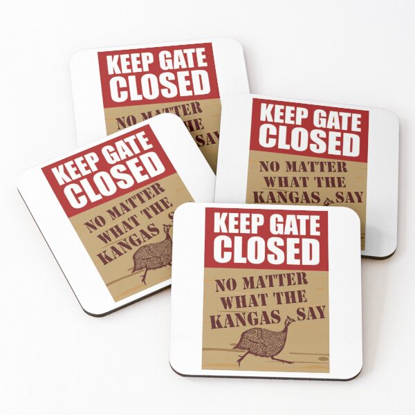 Item preview, Do not listen to Kangas; Guinea Fowl;   designed and sold by StickerApe.