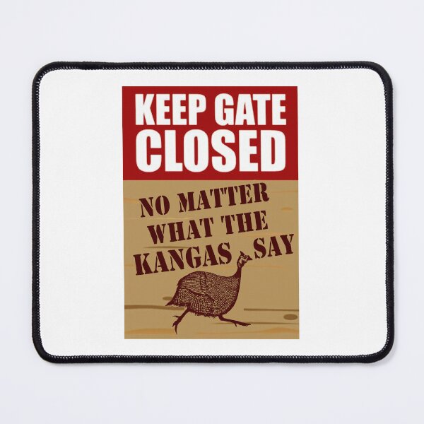 Item preview, Do not listen to Kangas; Guinea Fowl;   designed and sold by StickerApe.