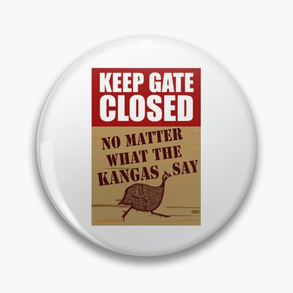 Item preview, Do not listen to Kangas; Guinea Fowl;   designed and sold by StickerApe.