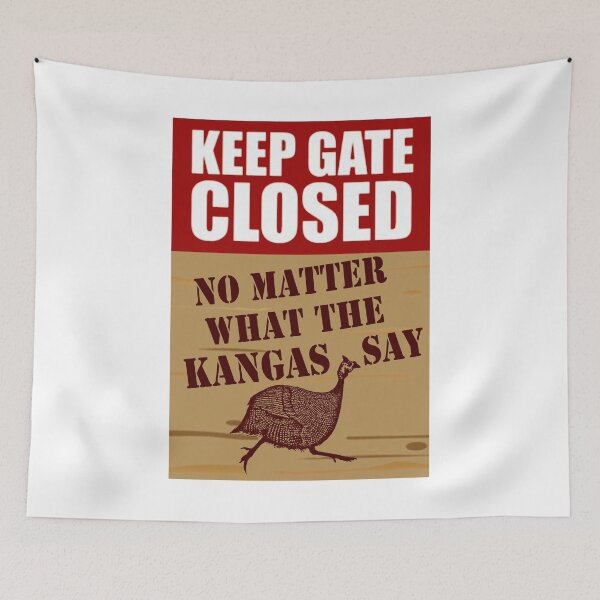 Item preview, Do not listen to Kangas; Guinea Fowl;   designed and sold by StickerApe.