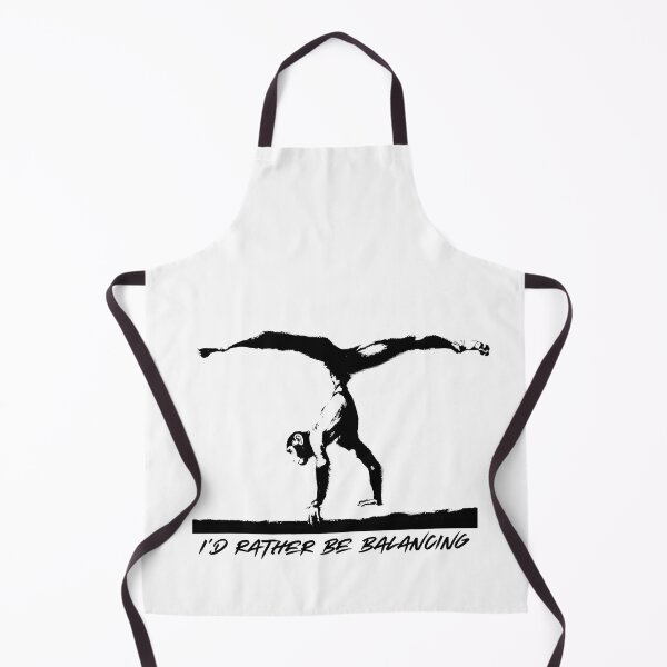 Item preview, I'd Rather Be Balancing Chimpanzee Gymnastics on Balance Beam designed and sold by TrueArtsStore.