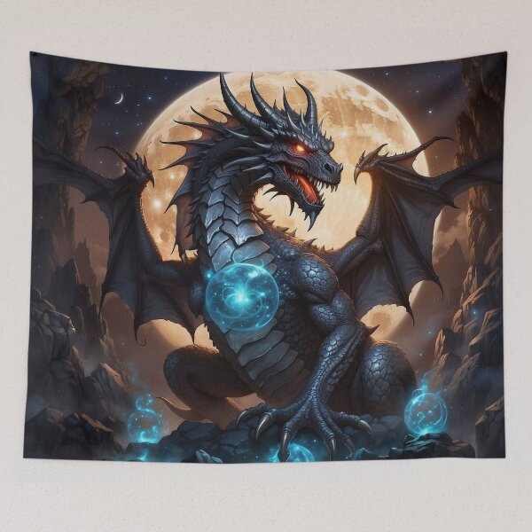 Item preview, Lunar Luminary: Guardian of Moonlit Mysteries designed and sold by MysticFable.