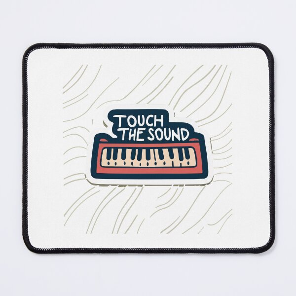 Item preview, Touch the Sound - Abstract Digital Piano & Sound Waves designed and sold by NiftyWrx.