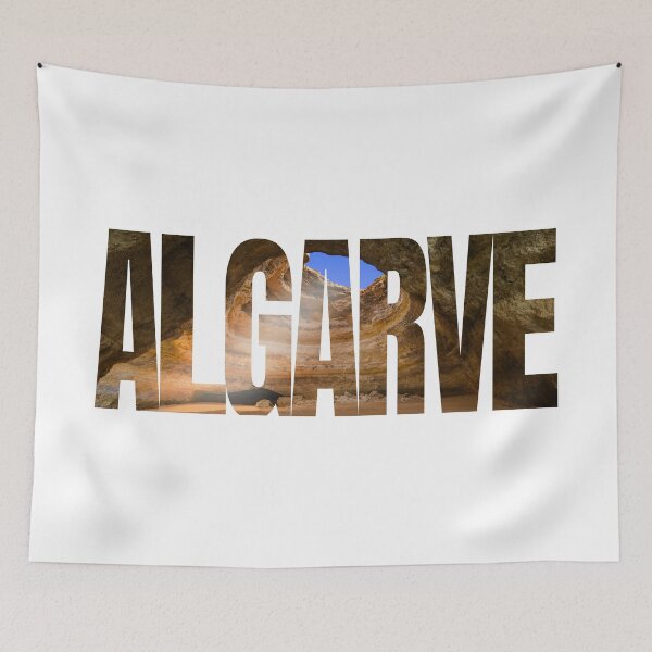 Item preview, Benagil Cave Algarve Typography designed and sold by Liz Pimenta.