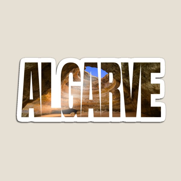 Artikel-Vorschau von Typografie der Benagil-Höhle an der Algarve, designt und verkauft von Liz Pimenta.