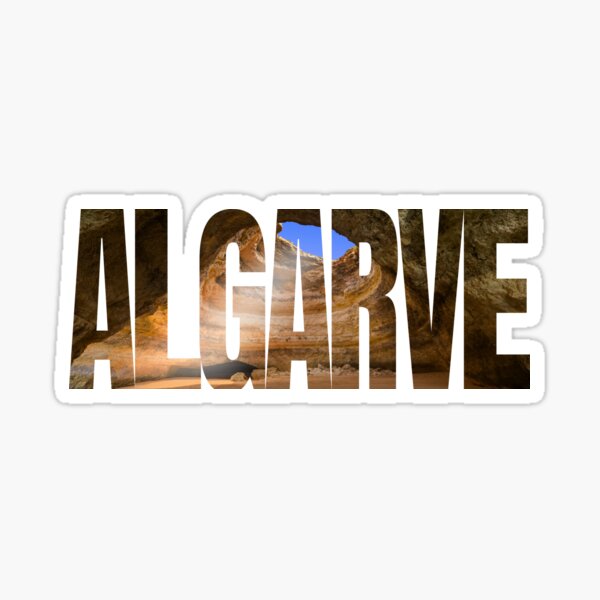 Artikel-Vorschau von Typografie der Benagil-Höhle an der Algarve, designt und verkauft von Liz Pimenta.