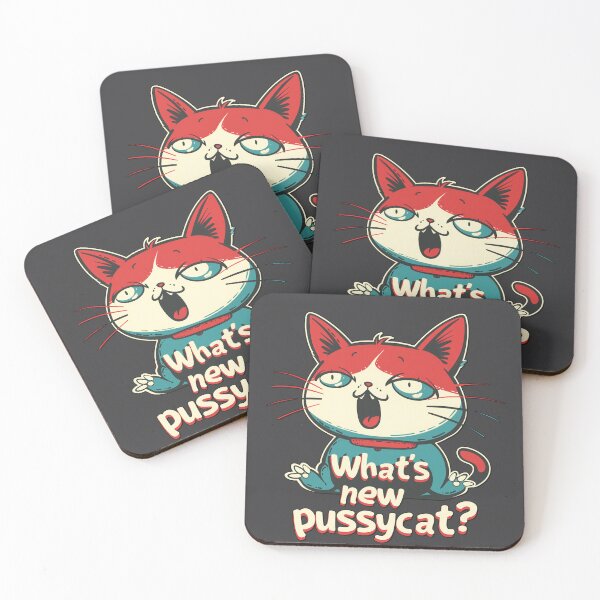 Item preview, What's new Pussycat? kawaii design designed and sold by slemfiskz.