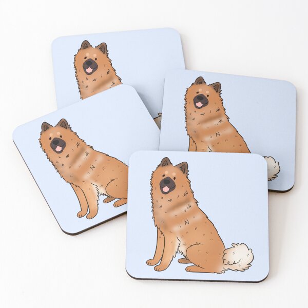 Item preview, Eurasier dog art designed and sold by Yaragold.