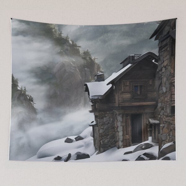 Item preview, Solitude Amidst the Misty Mountains designed and sold by joejiing.