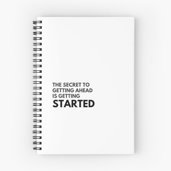 Item preview, The Secret to Getting Ahead - Motivational designed and sold by BlckBrd-Dan.