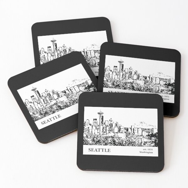 Item preview, Seattle Washington designed and sold by Lakeric Cityscapes.