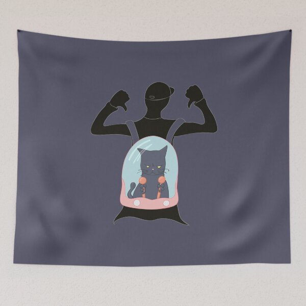 Item preview, Cat Pilot in Pet Backpack Carrier (Cutest Joke) designed and sold by Zkn0hr.