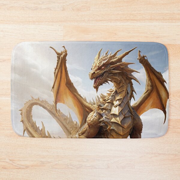 Item preview, Desert Sandstorm Dragon: Monarch of the Golden Dunes designed and sold by MysticFable.