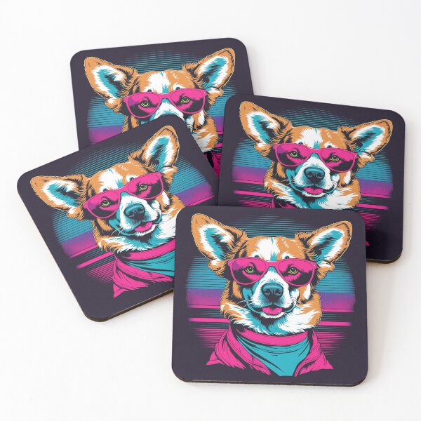 Item preview, Dog with glasses the furry model who steals the spotlight in every photoshoot, with each click capturing the essence of a true canine fashionista designed and sold by Pulsant  Paintings.