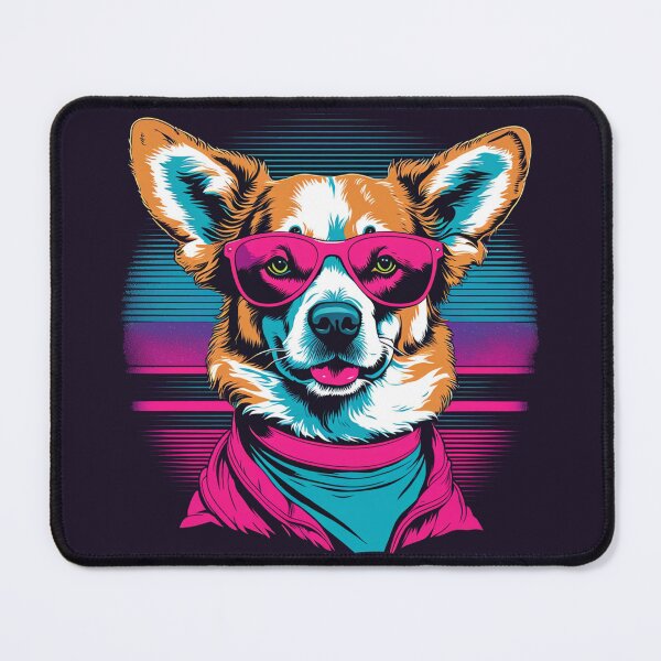 Item preview, Dog with glasses the furry model who steals the spotlight in every photoshoot, with each click capturing the essence of a true canine fashionista designed and sold by Pulsant  Paintings.