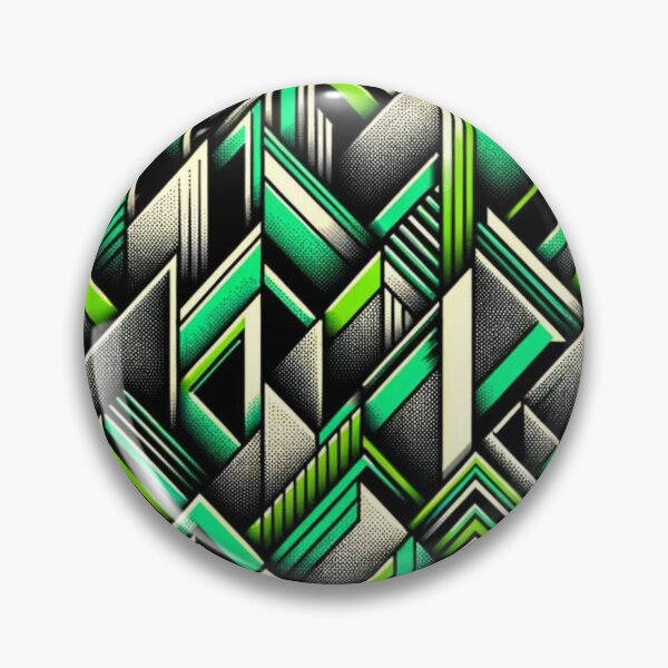 Item preview, Retro Triangular Design 1980 Green tone designed and sold by Blessinger77.