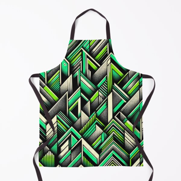 Item preview, Retro Triangular Design 1980 Green tone designed and sold by Blessinger77.