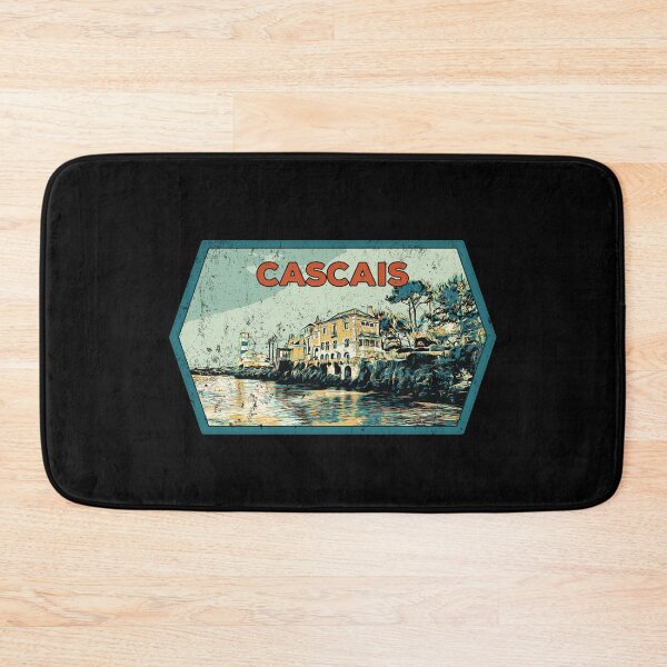 Item preview, Cascais Lighthouse and Casa de Santa Maria Illustration designed and sold by Lemomo-artworks.